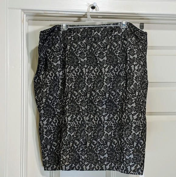 Worthington Dresses & Skirts - Worthington Black Lace Pencil Skirt
